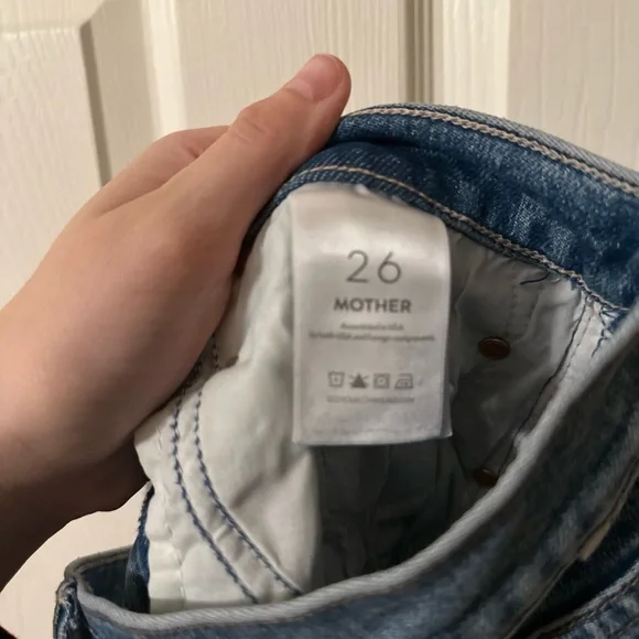 Mother Insider Ankle Jean in Bloom & Doom Sz 26 - Picture 9 of 11